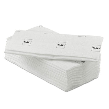 Diversey™ Taskisum Disposable Microfiber Mop, 17.7 X 4.9 White Microfiber Head, 25-pack freeshipping - TVN Wholesale